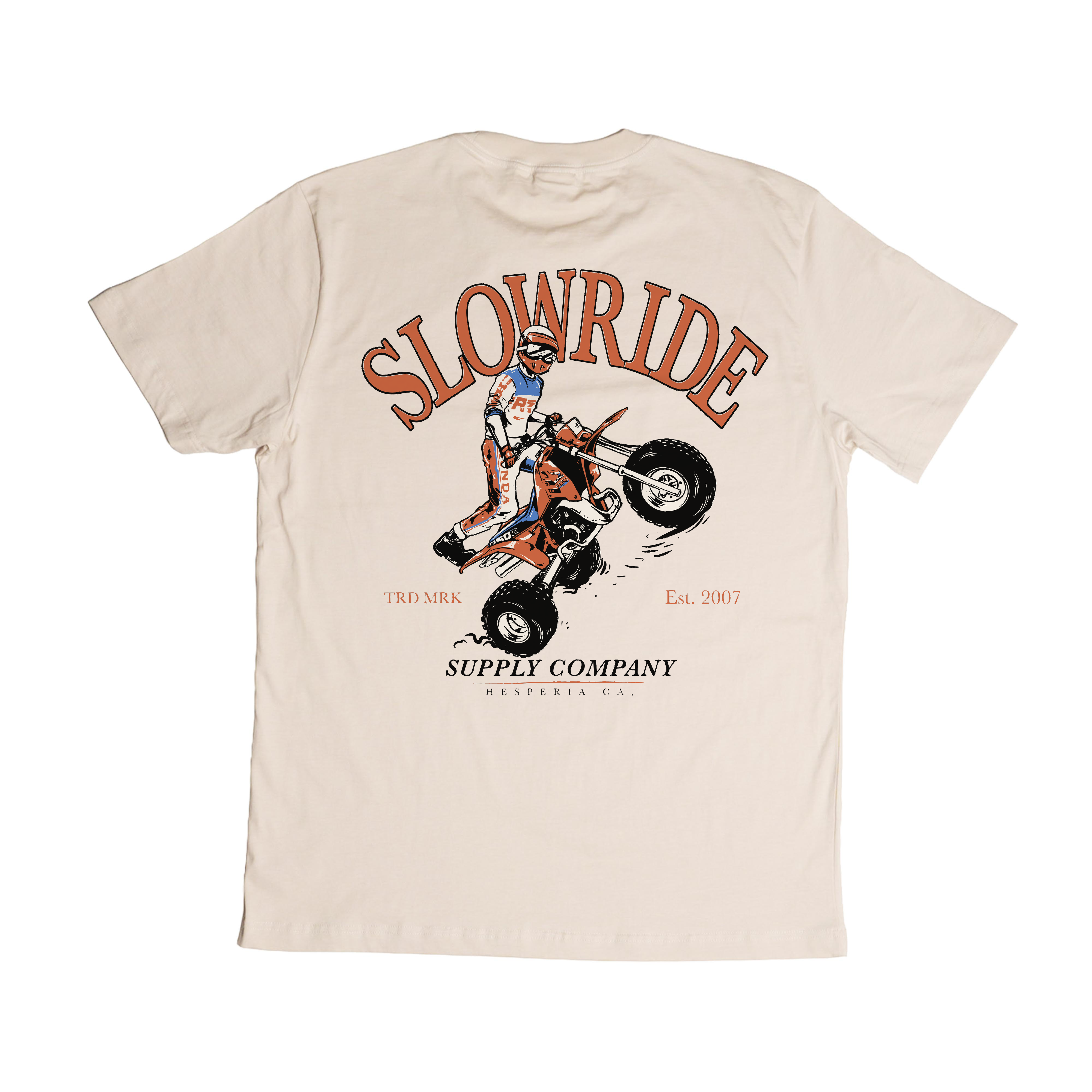250R Tee - Bone back
