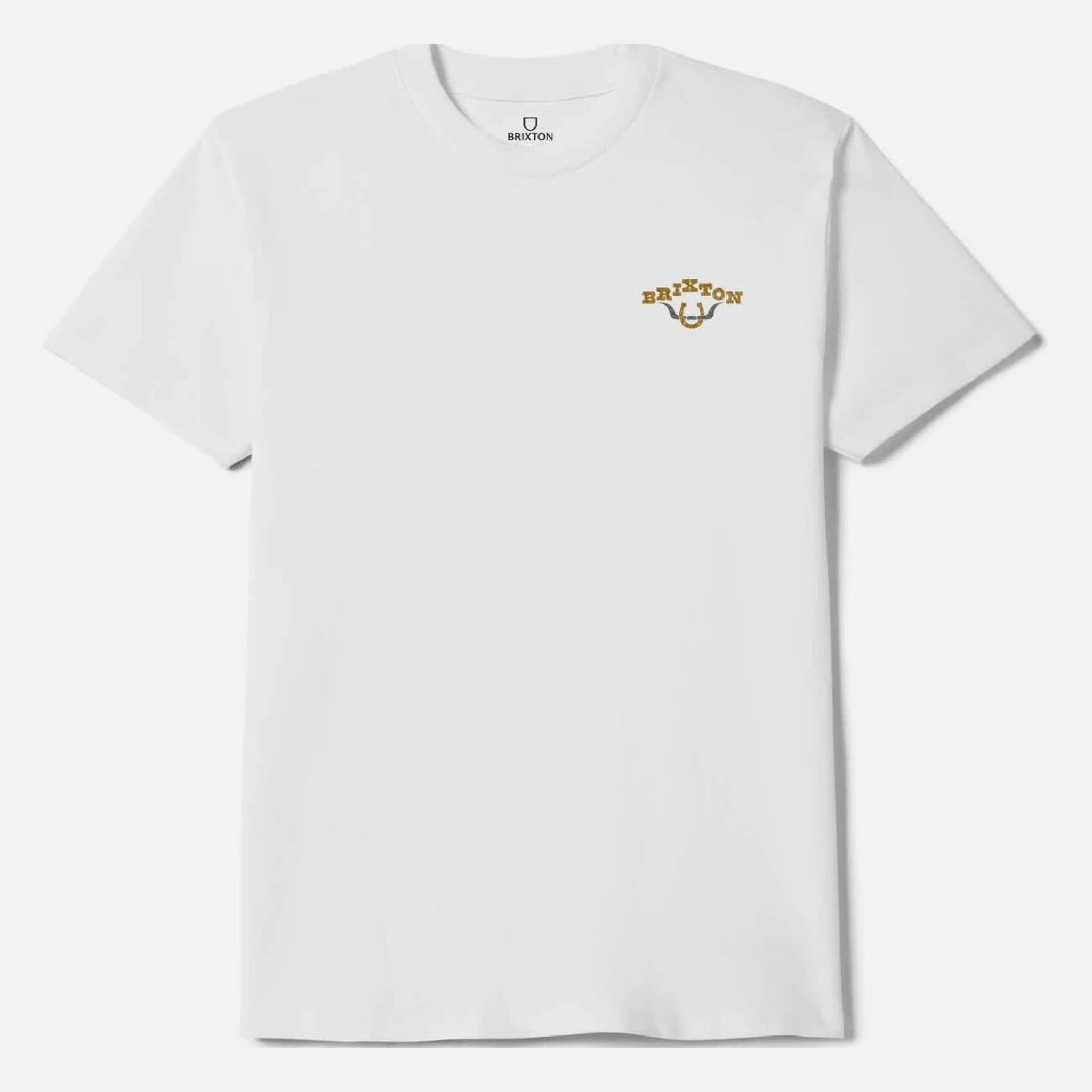Back of Beekman White Tee, Blank back - Slowride Supply - vintage racing apparel from Slowride Supply