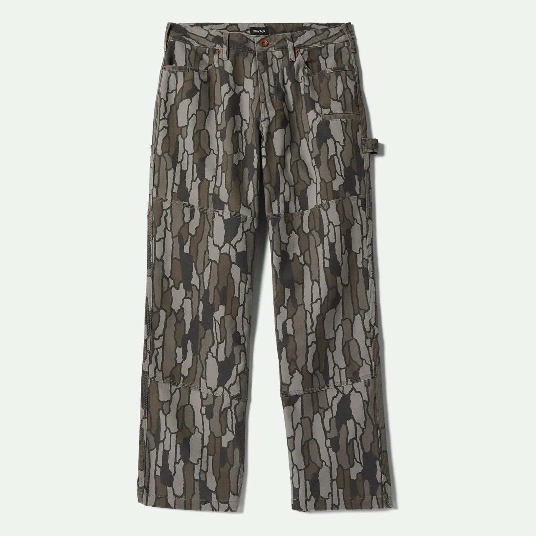 Back of Builders Carpenter Pant Pants Washed Black Pants, Washed black and gray abstract pattern throughout, cargo pockets
