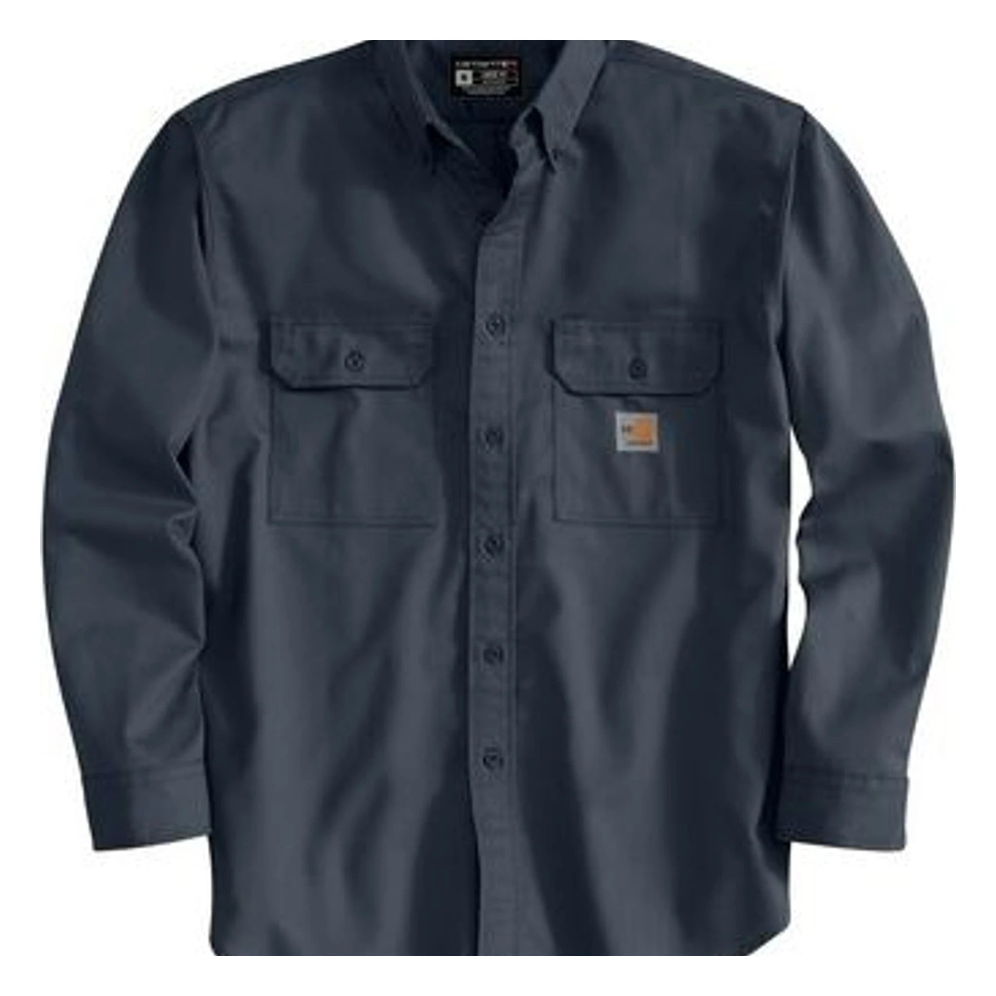 Back of Frs160 Twill LS Button Up Shirt L/S Woven Khaki L/S Woven, Blank back - Slowride Supply