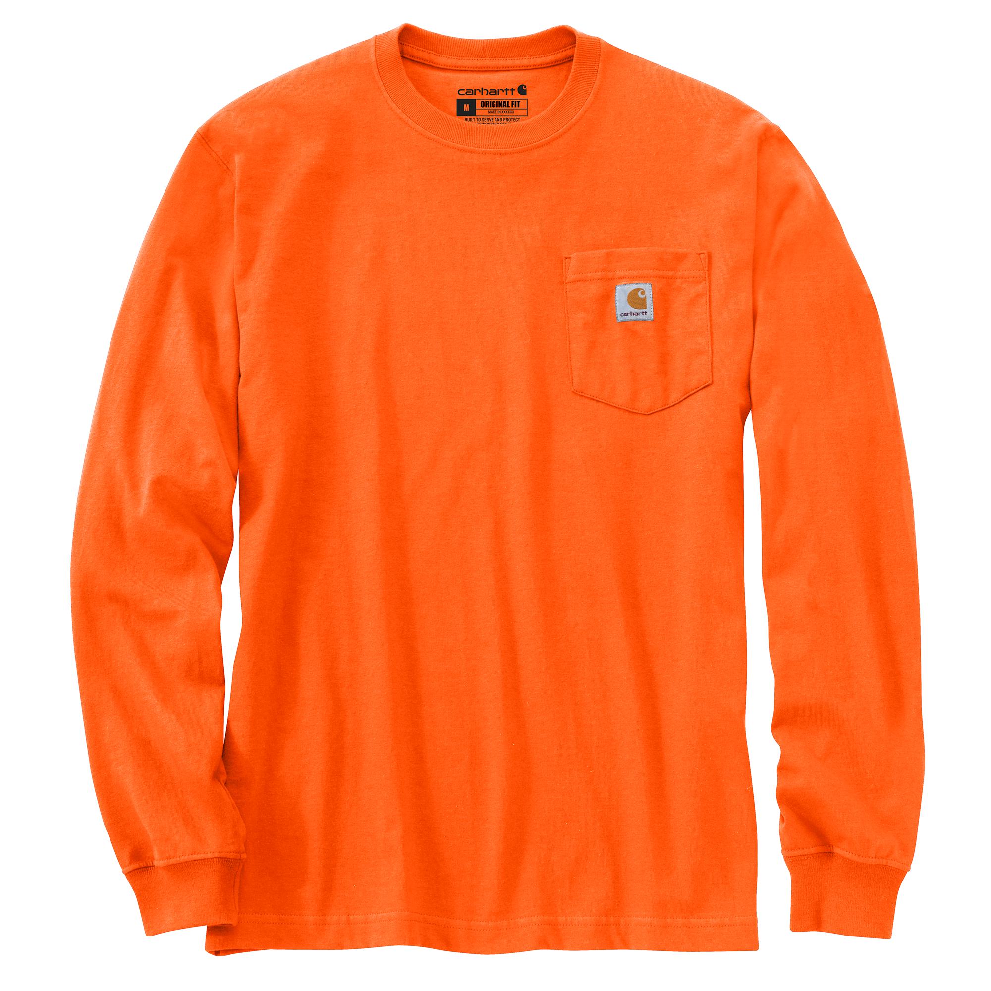 Back of K127 L/s Pocket Tee Bright Lime L/S Tee, Blank back - Slowride Supply - vintage racing apparel from Slowride Supply