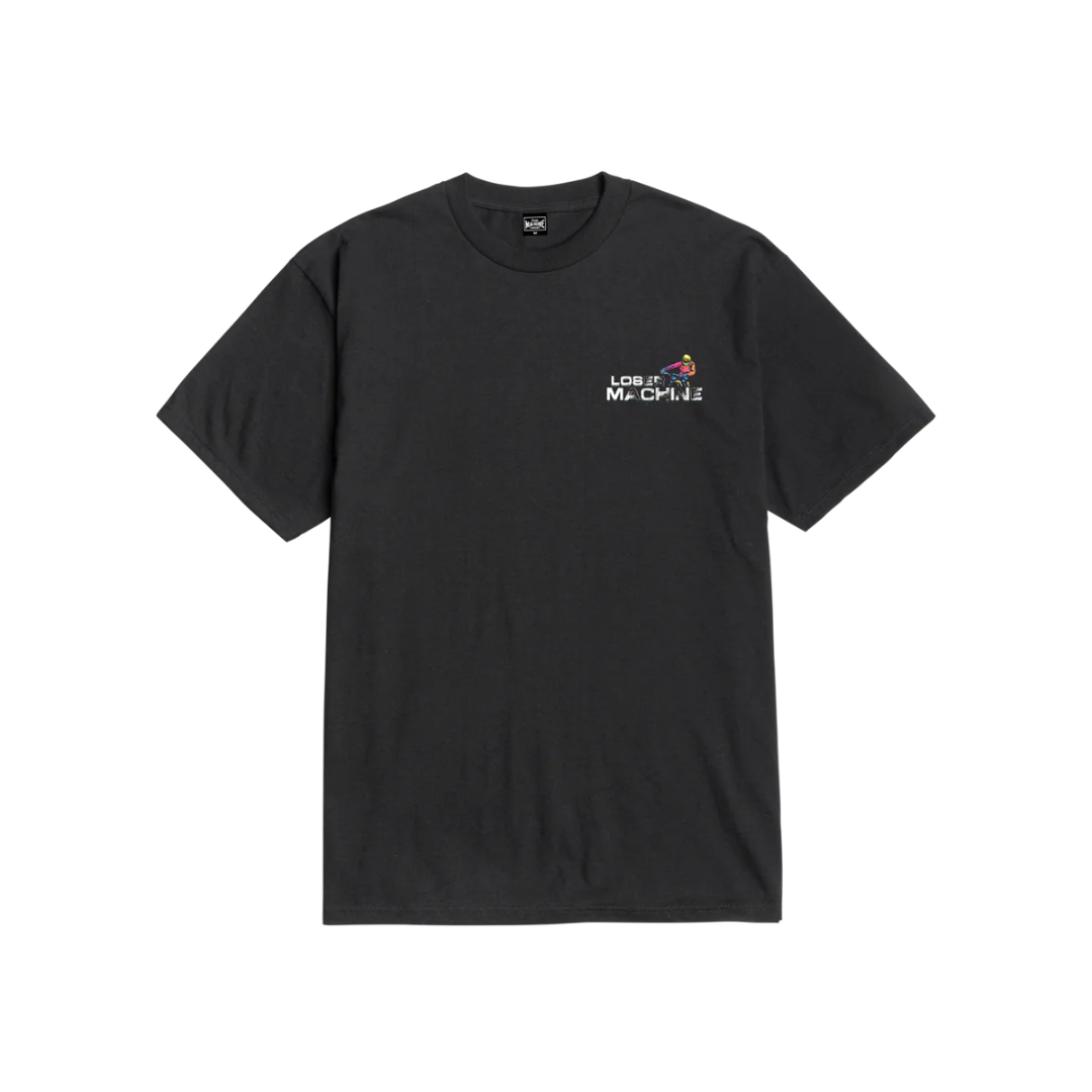 Back of Ocotillo Black Tee, Blank back - Slowride Supply - vintage racing apparel from Slowride Supply