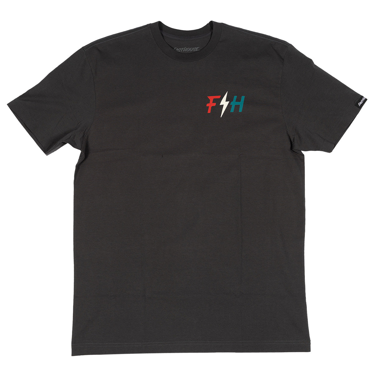 Back of Soar Graphite Black Tee, Blank back - Slowride Supply - vintage racing apparel from Slowride Supply