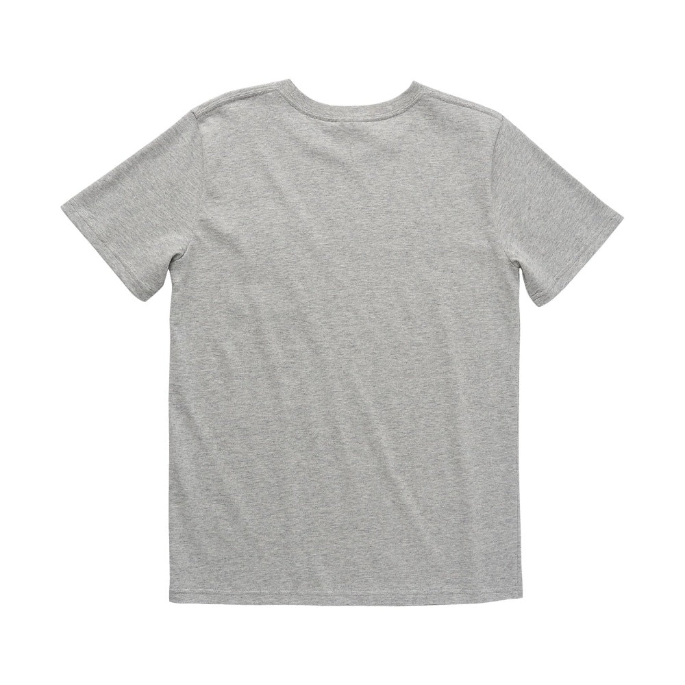 Back of Tk6513 Short Sleeve Pocket Tee Kids Brown Kids Tee, Blank back - Slowride Supply