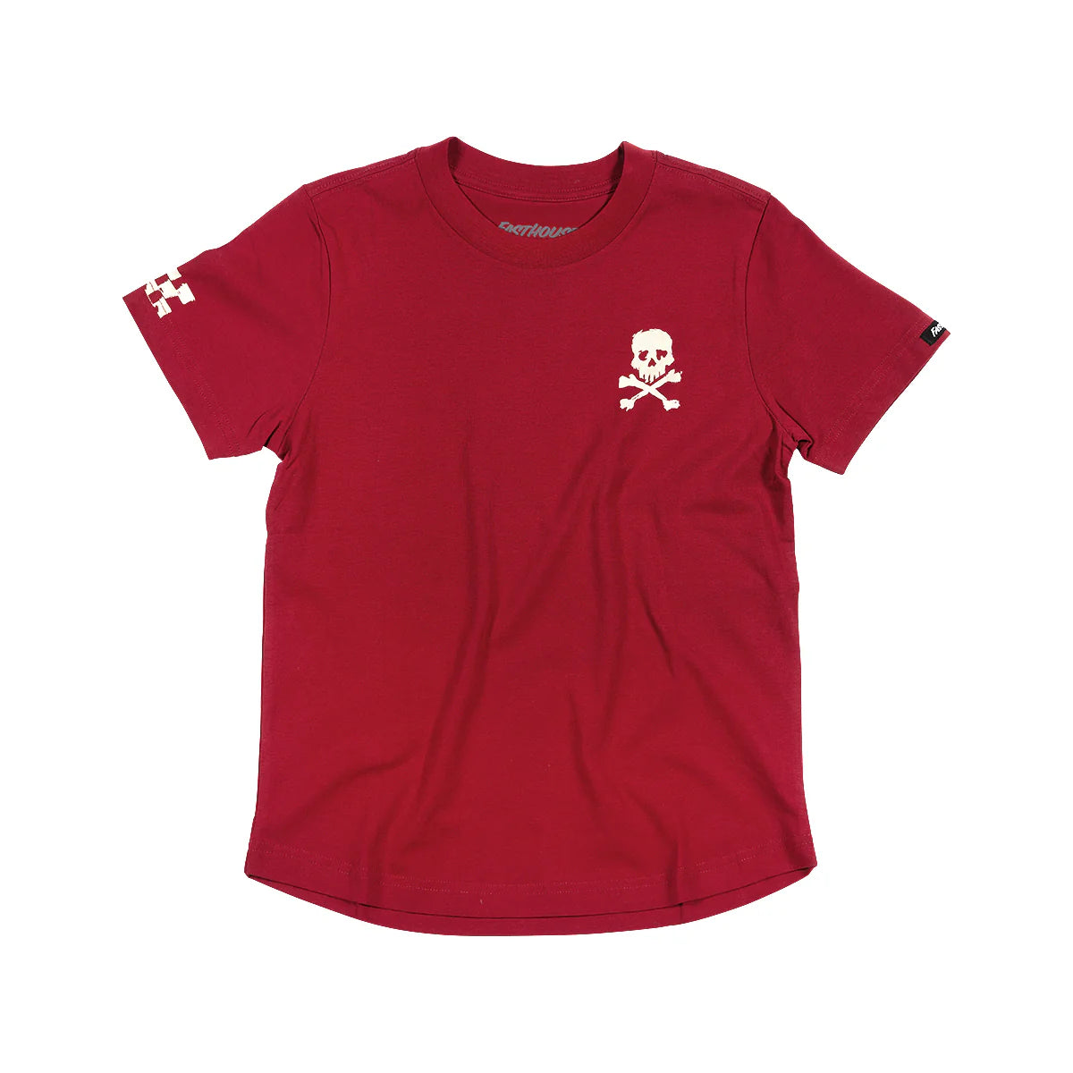 Back of Youth Alkyd Tee Cardinal Kids Kids Tee, Blank back - Slowride Supply - vintage racing apparel from Slowride Supply
