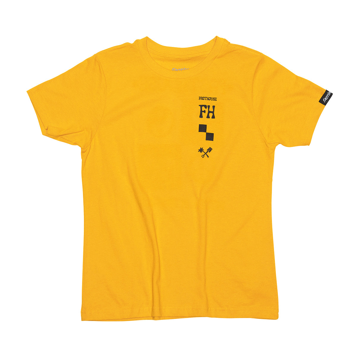 Back of Youth Gold Mine Tee Kids Vintage Gold Kids Tee, Blank back - Slowride Supply