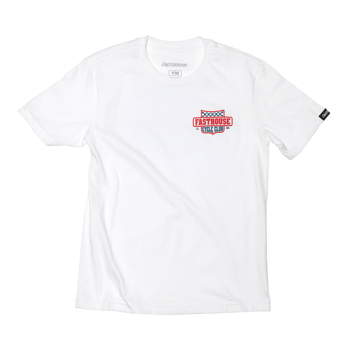 Back of Youth Krest Tee Kids White Kids Tee, Blank back - Slowride Supply - vintage racing apparel from Slowride Supply