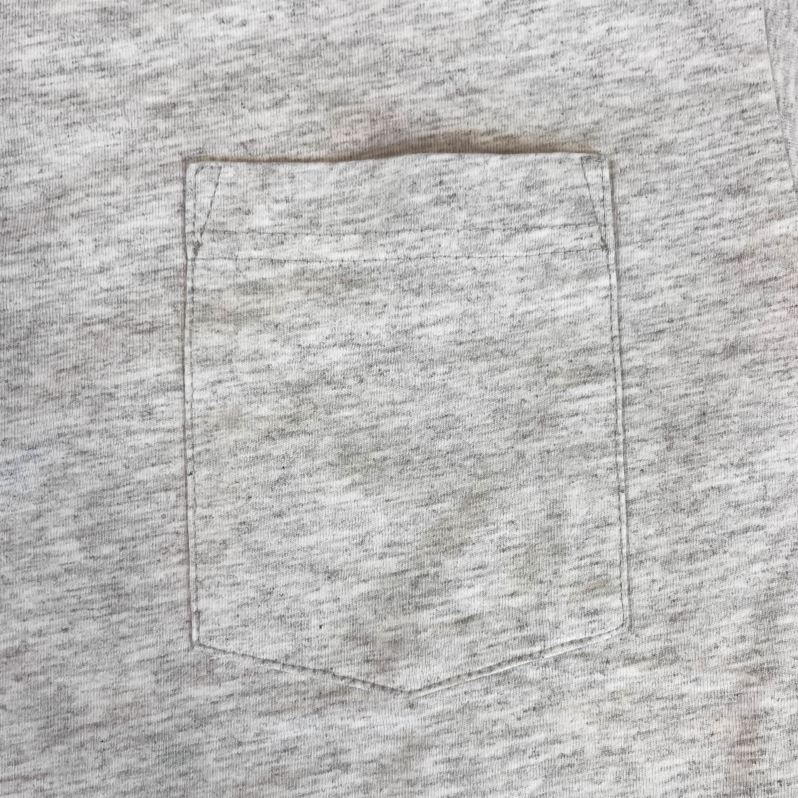 USA Made Pocket Tee Grey - Slow Ride