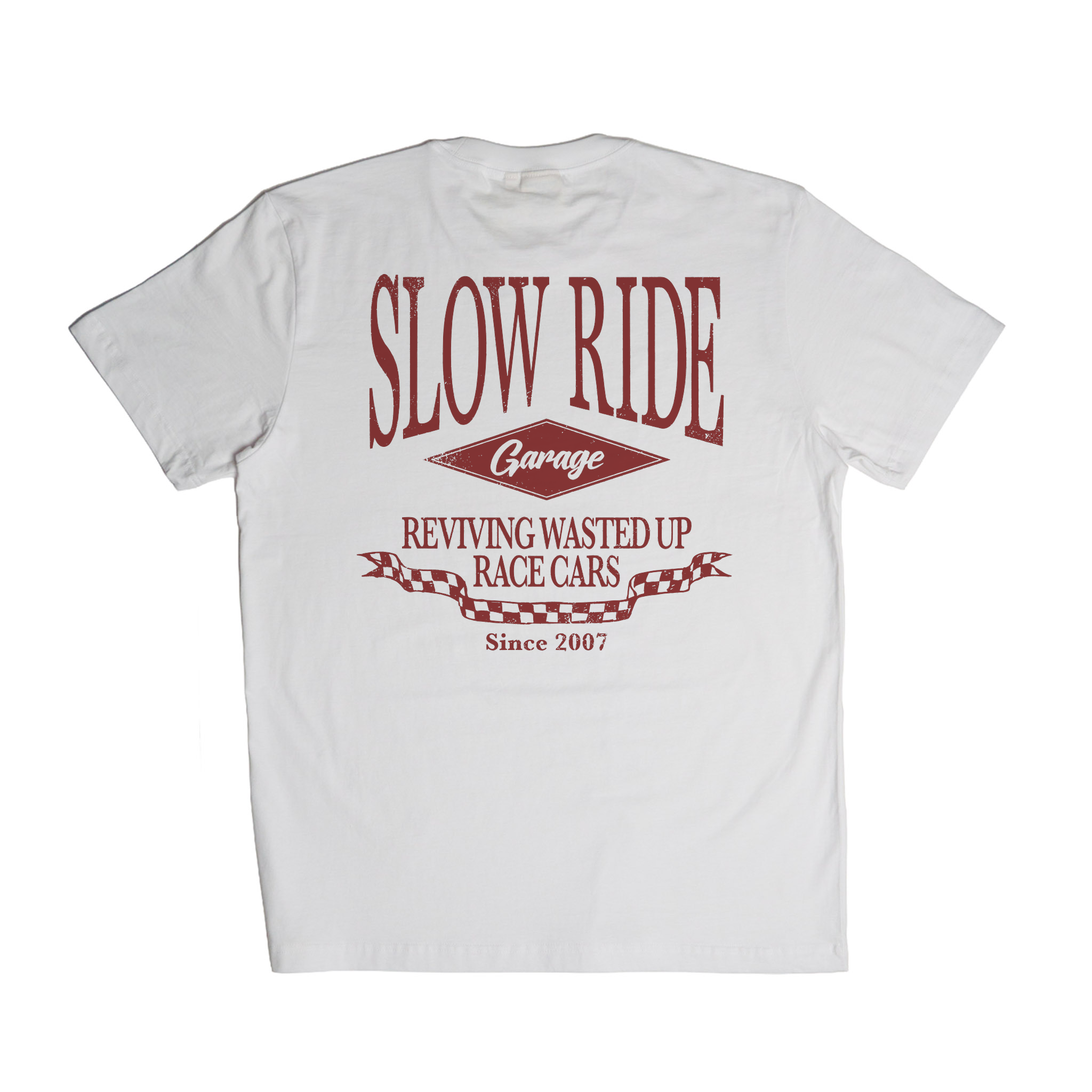 Shop Tee - White back