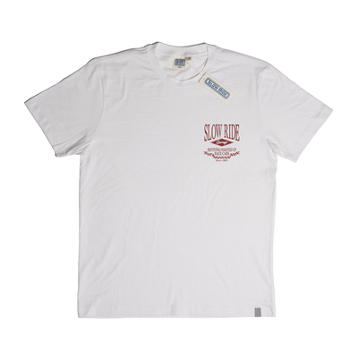 Shop Tee - White front