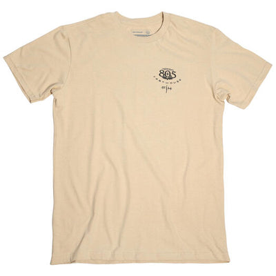 Back of 805 Desert Run Black Tee, Blank back - Slowride Supply - vintage racing apparel from Slowride Supply