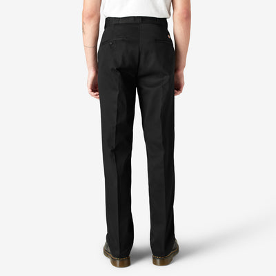 Person wearing 874 Original Work Pant Pants Black Pants, Rear view of wearer standing against neutral background, wearing