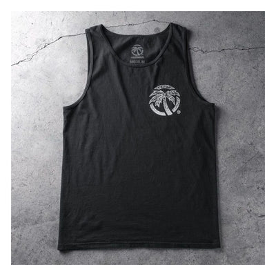 Back of Alloy Tank Top Apparel Black Apparel, Blank back - Slowride Supply - vintage racing apparel from Slowride Supply