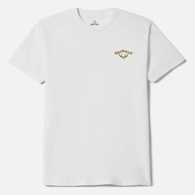 Back of Beekman White Tee, Blank back - Slowride Supply - vintage racing apparel from Slowride Supply