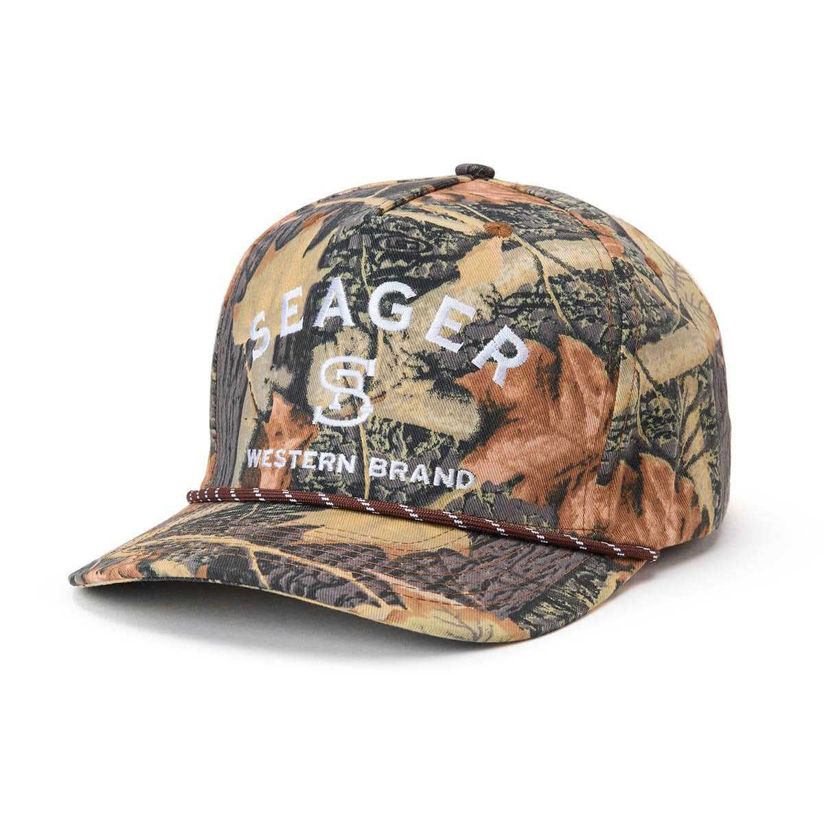 Back of Branded Snapback SJC Hat Apparel Camo Apparel, Blank back - Slowride Supply