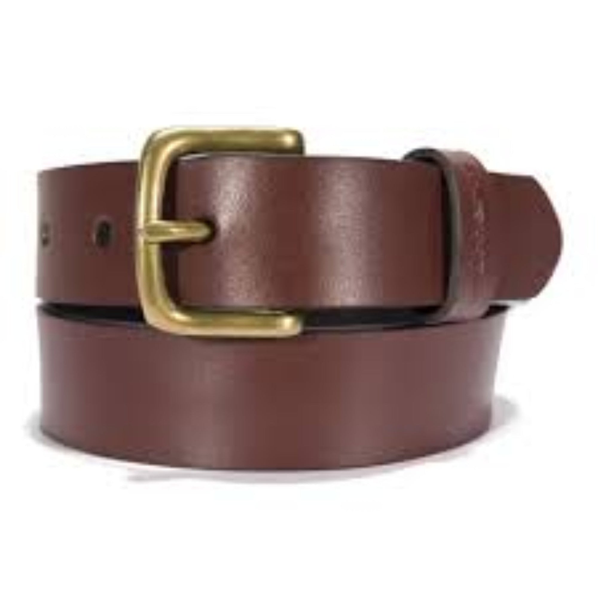 Back of Bridle Leather Classic Buckle Belt Accessory Black Accessory, Blank back - Slowride Supply