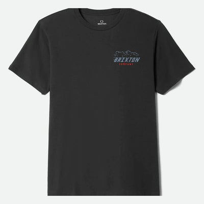 Back of Bulldogger Black Tee, Blank back - Slowride Supply - vintage racing apparel from Slowride Supply