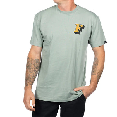 Back of Champions Choice Sage Tee, Blank back - Slowride Supply - vintage racing apparel from Slowride Supply