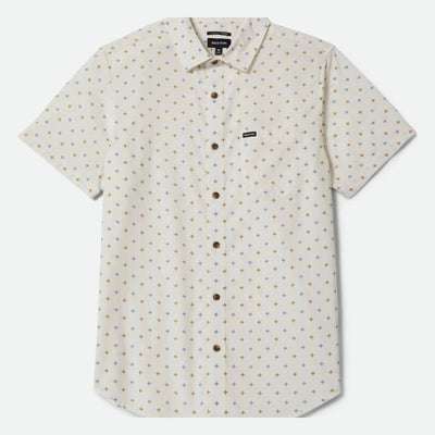 Back of Charter Print SS Woven S/S Woven Future Grey/ Diamond Tile S/S Woven, Blank back - Slowride Supply