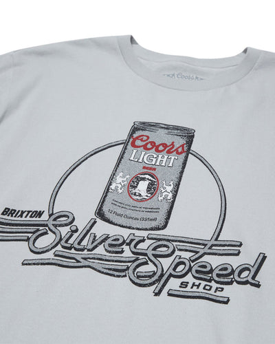 Back of Coors Light Caster Black Tee, Blank back - Slowride Supply - vintage racing apparel from Slowride Supply