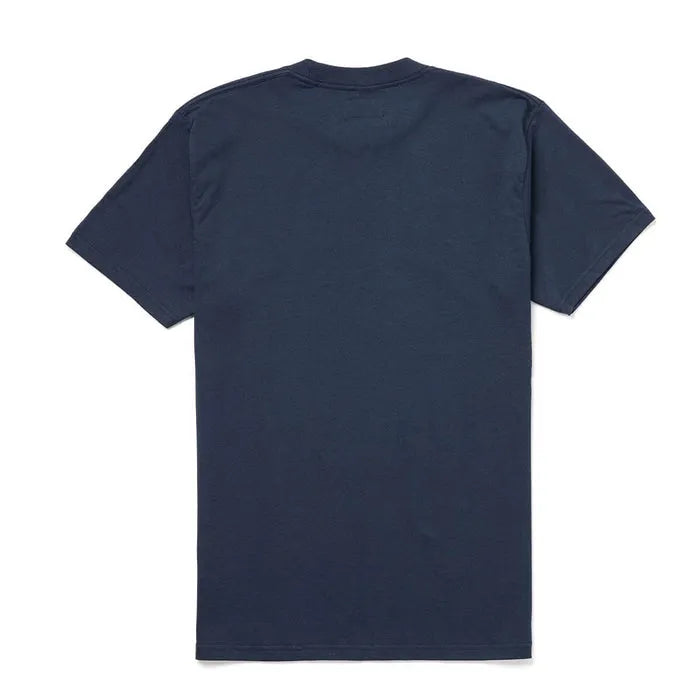 Back of Country Music Navy Tee, Blank back - Slowride Supply - vintage racing apparel from Slowride Supply