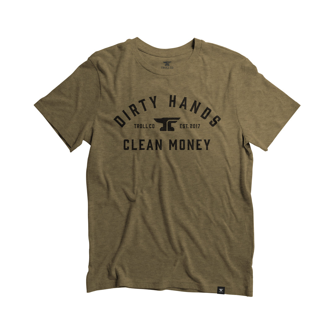 Back of DHCM Classic Black Tee, Blank back - Slowride Supply - vintage racing apparel from Slowride Supply