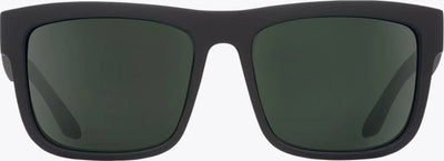 Close-up of Discord SOSI - Matte Black - Happy Gray Green (480) Sunglasses showing Matte black frame with white bridge and