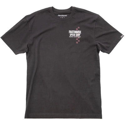 Back of Finch Black Tee, Blank back - Slowride Supply - vintage racing apparel from Slowride Supply
