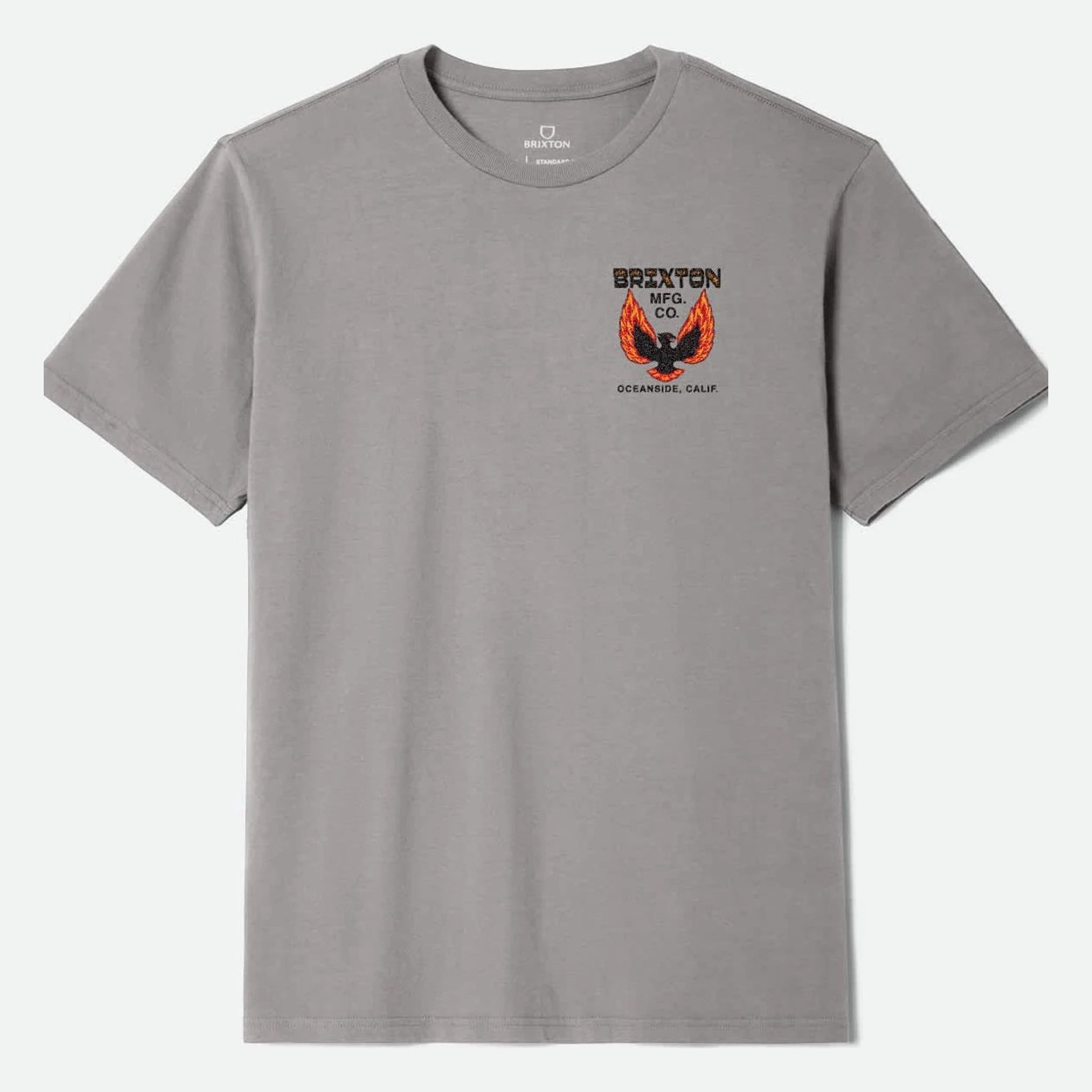 Back of Garvey Tee Heather Grey Tee, Blank back - Slowride Supply - vintage racing apparel from Slowride Supply