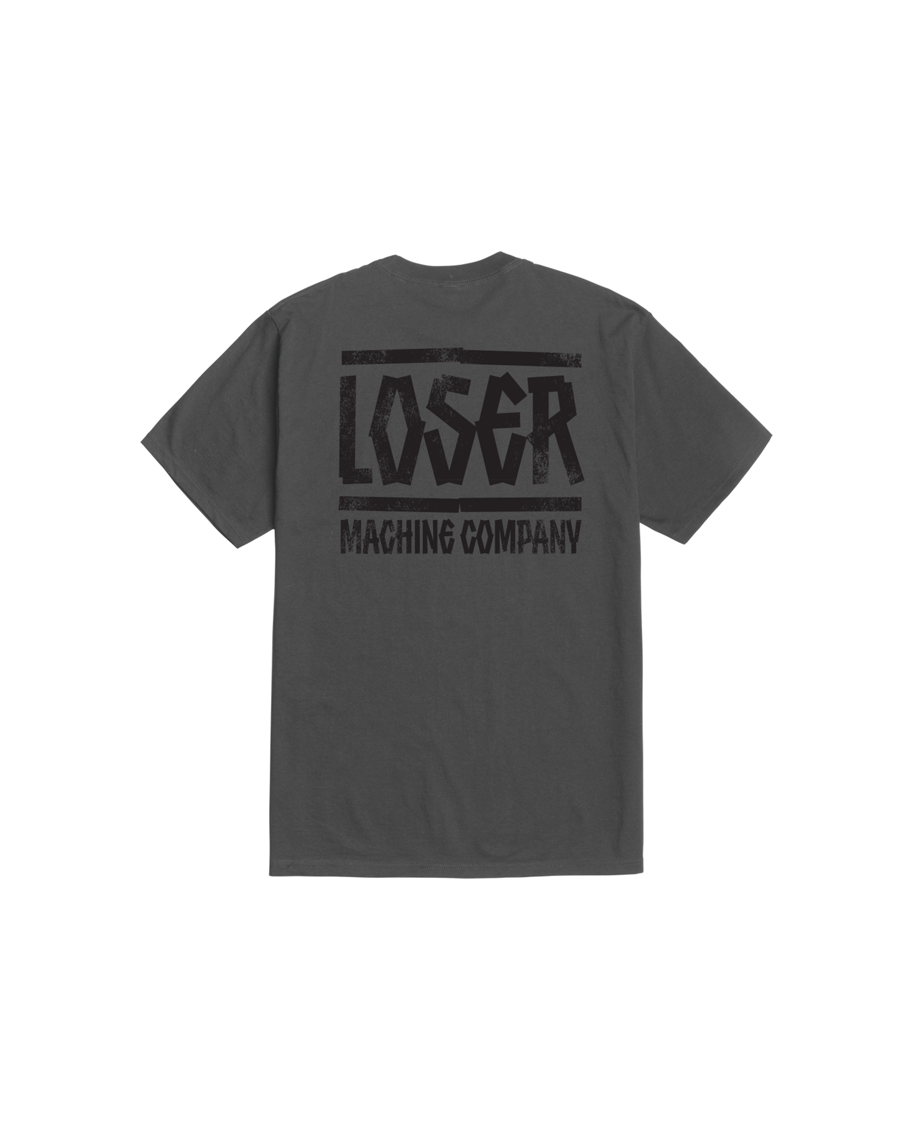 Inside Out front view, Vintage black with distressed black "Loser Machine Company" text and border graphic, Vintage Black