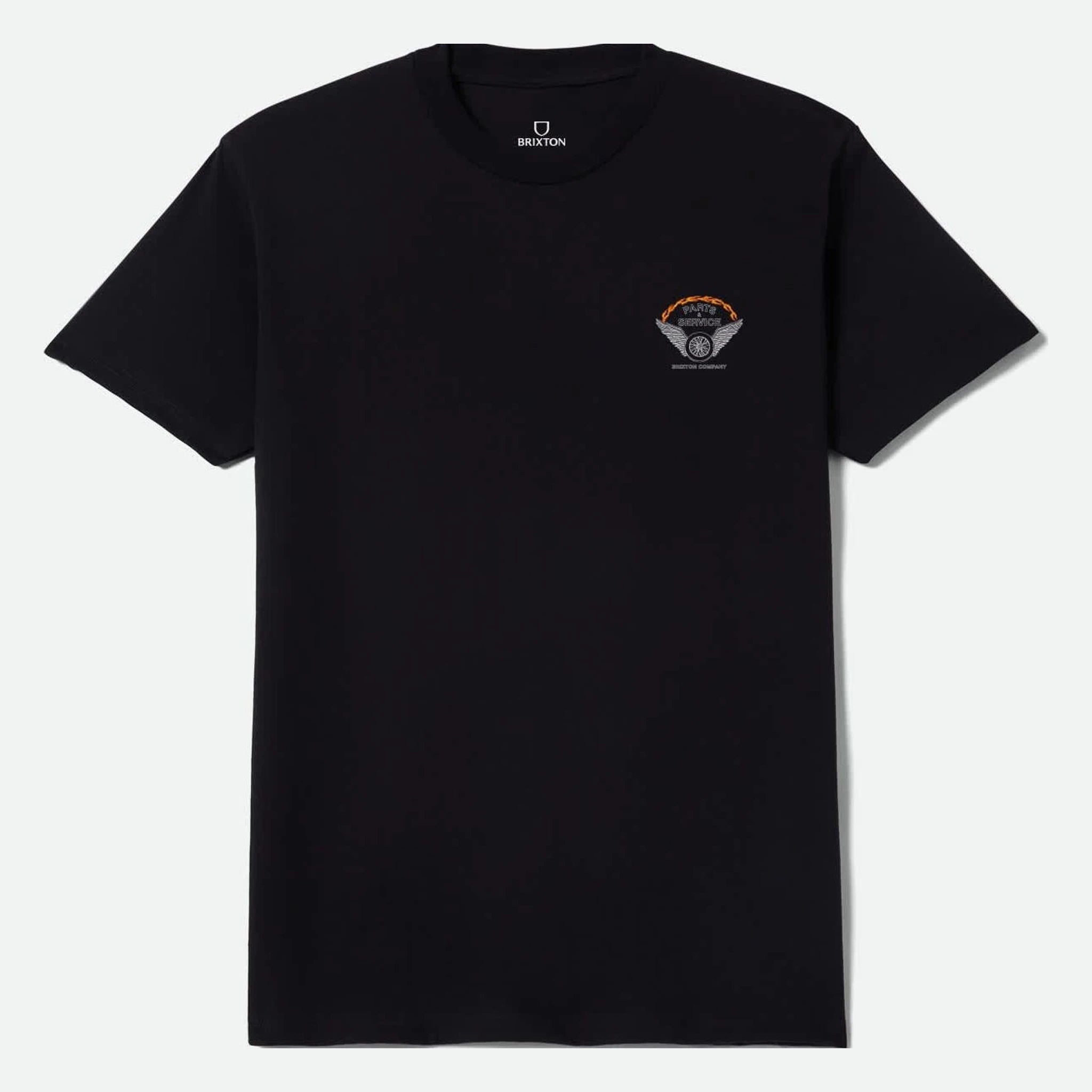 Back of Leeway Black Worn Wash Tee, Blank back - Slowride Supply - vintage racing apparel from Slowride Supply