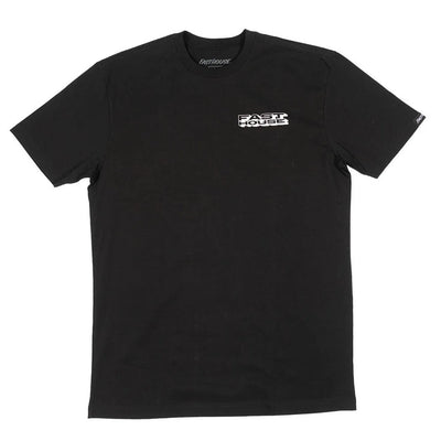 Back of Maintenance Black Tee, Blank back - Slowride Supply - vintage racing apparel from Slowride Supply