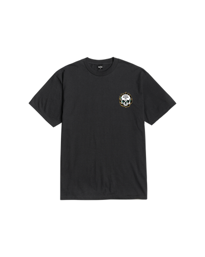 Back of Mystic Woman Black Tee, Blank back - Slowride Supply - vintage racing apparel from Slowride Supply
