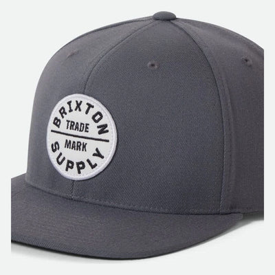 Back of Oath III Snapback Khaki/primal Green Hat, Blank back - Slowride Supply - vintage racing apparel from Slowride Supply