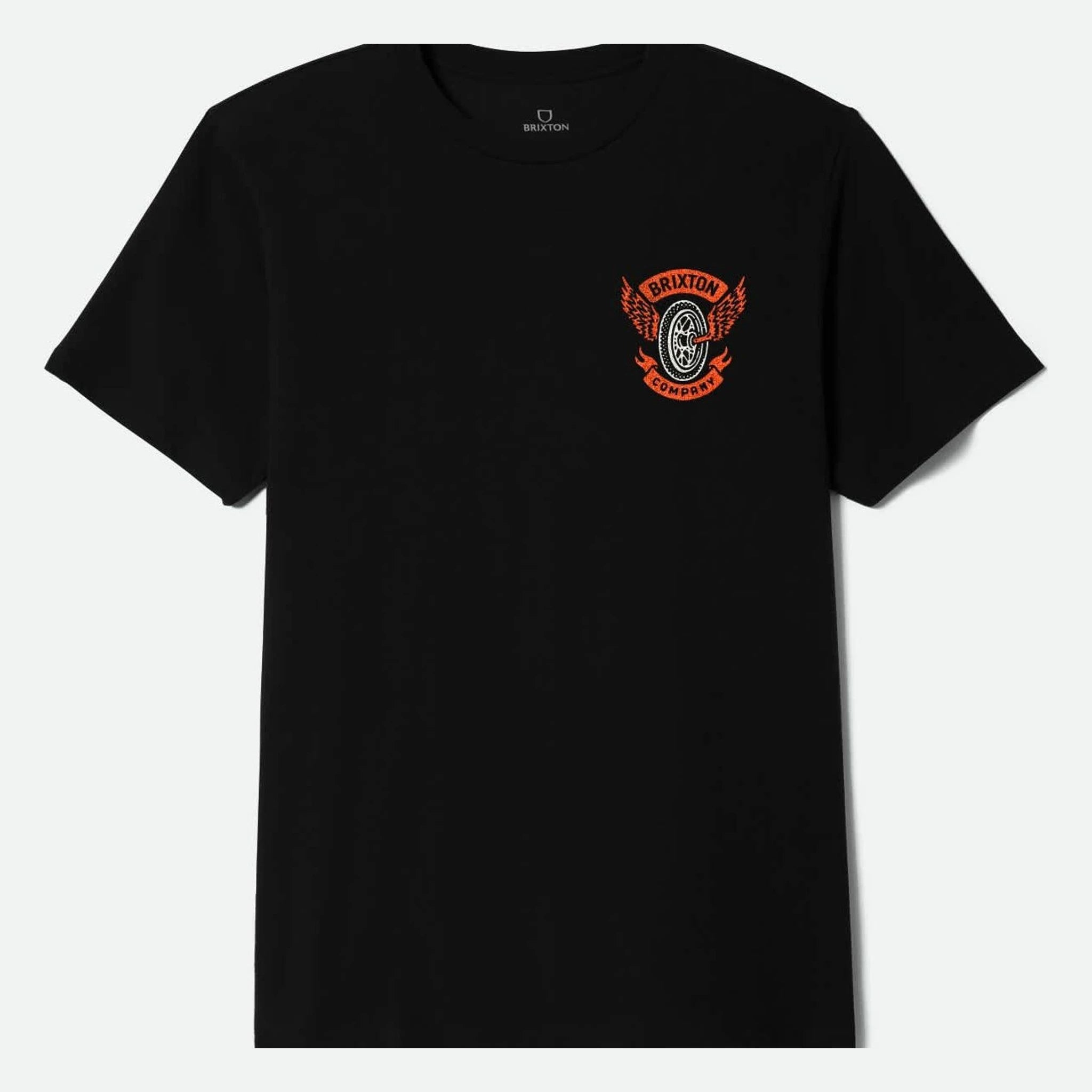 Back of Payson Black Tee, Blank back - Slowride Supply - vintage racing apparel from Slowride Supply