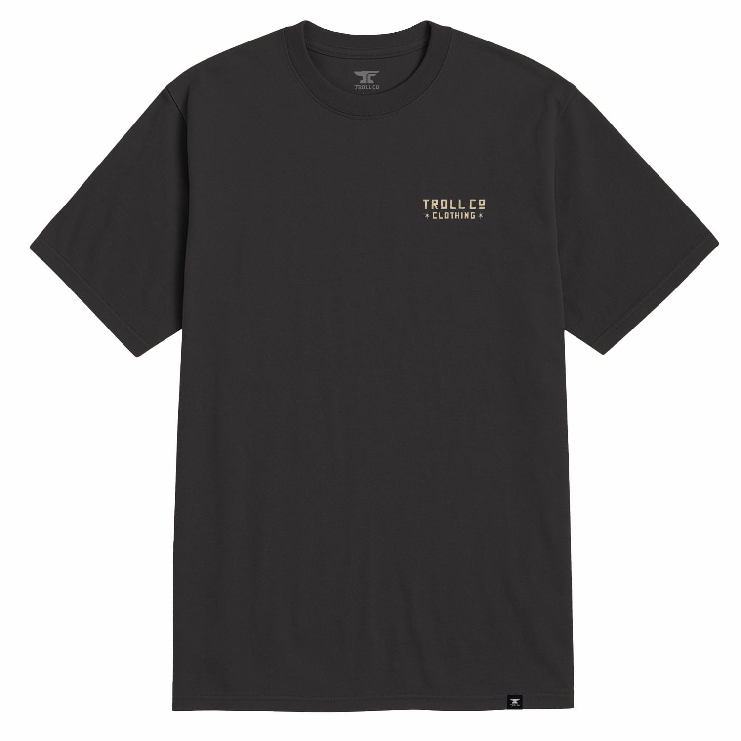 Back of Perched Tar Tee, Blank back - Slowride Supply - vintage racing apparel from Slowride Supply