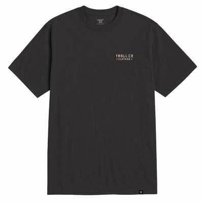 Back of Perched Tar Tee, Blank back - Slowride Supply - vintage racing apparel from Slowride Supply