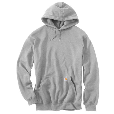 Back of Ts0121 Sweater Heather Grey Sweater, Blank back with small woven label patch on lower left chest area - Slowride