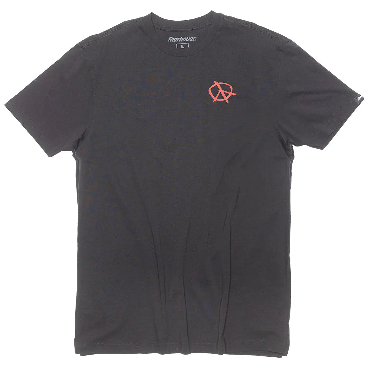 Back of Utopia Black Tee, Blank back - Slowride Supply - vintage racing apparel from Slowride Supply