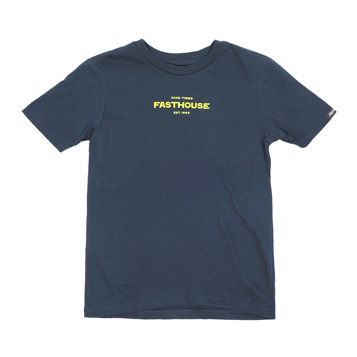 Back of Youth Anchor Tee Midnight Navy Kids Midnight Navy Kids Tee, Blank back - Slowride Supply
