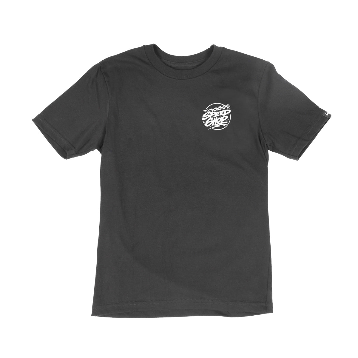 Back of Youth Burner Tee Kids Black Kids Tee, Blank back - Slowride Supply - vintage racing apparel from Slowride Supply