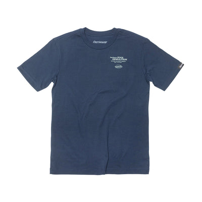 Back of Youth Demolition Tee Kids Navy Kids Tee, Blank back - Slowride Supply - vintage racing apparel from Slowride Supply