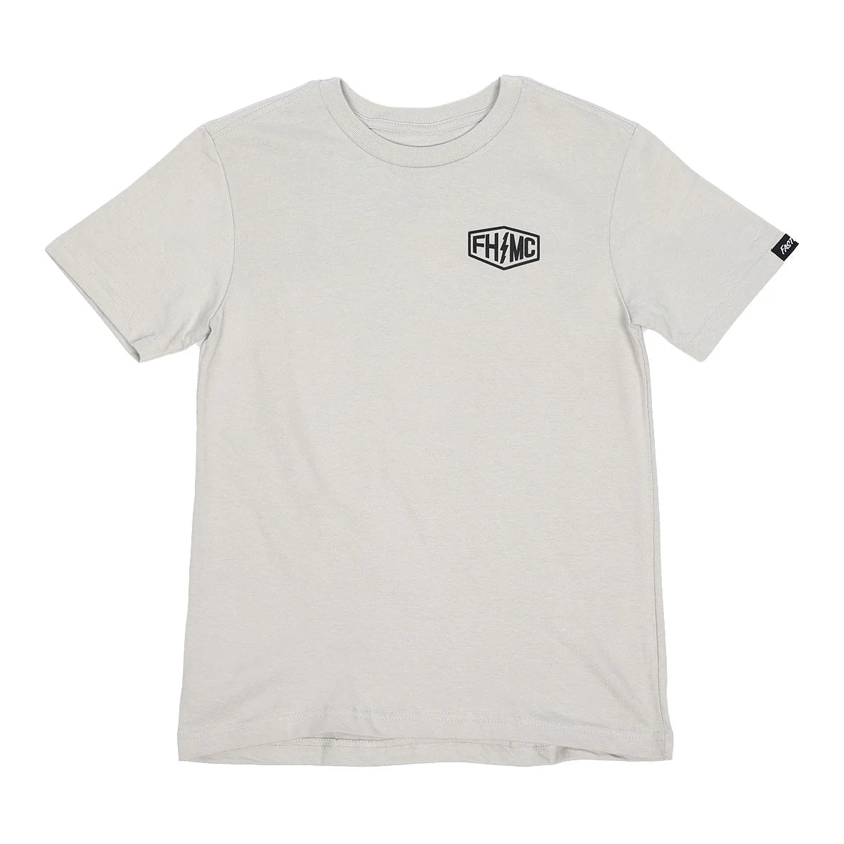 Back of Youth Gibson Tee Kids Light Gray Kids Tee, Blank back - Slowride Supply - vintage racing apparel from Slowride Supply