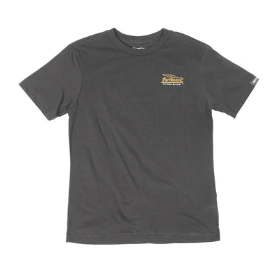 Back of Youth Gilmore Tee Kids Black Kids Tee, Blank back - Slowride Supply - vintage racing apparel from Slowride Supply