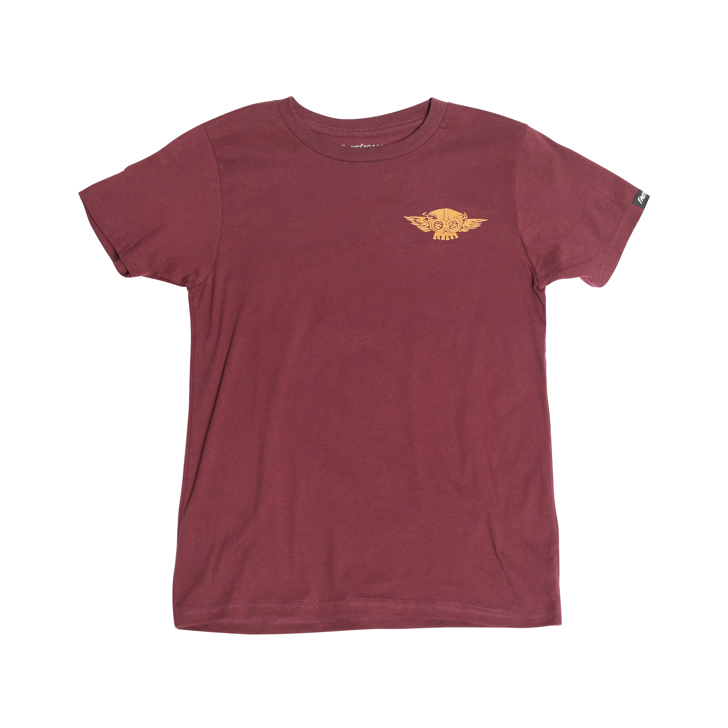Back of Youth Love of It Tee Kids Maroon Kids Tee, Blank back - Slowride Supply - vintage racing apparel from Slowride Supply