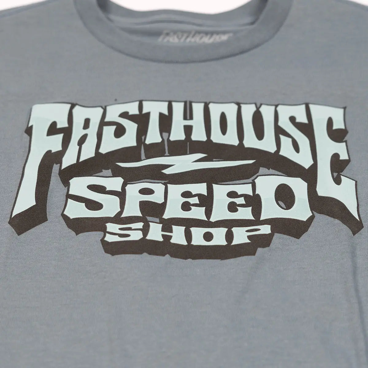 Back of Youth Record Indigo Tee, Blank back - Slowride Supply - vintage racing apparel from Slowride Supply