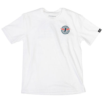 Back of Youth Renown Tee Kids White Kids Tee, Blank back - Slowride Supply - vintage racing apparel from Slowride Supply