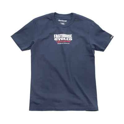 Back of Youth Spanner Tee Kids Midnight Navy Kids Tee, Blank back - Slowride Supply