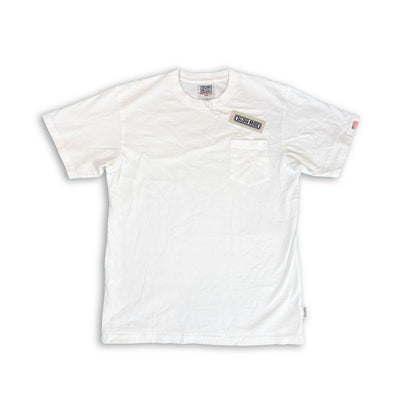 USA Made Pocket Tee White - Slow Ride